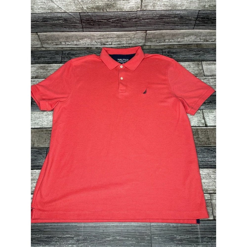 Nautica Mens Performance Deck Shirt Polo